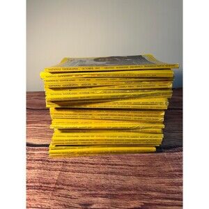 Vintage National Geographic Magazine Lot of 8 Random 1960s- 1980s No duplicate